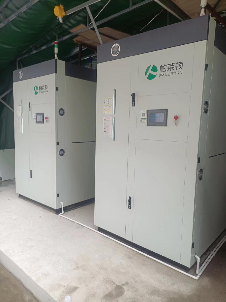 灌流式蒸汽發生器在洗滌行業應用試運行